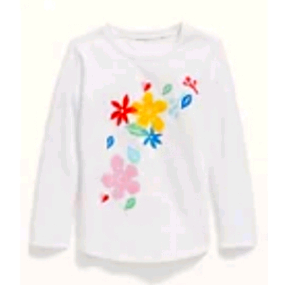 Toddler Girl's Ling Sleeve T-shirt